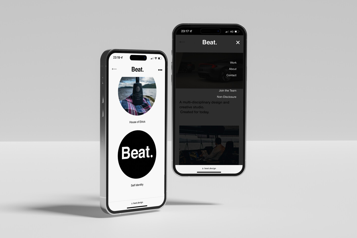 Beat self iphone mock large